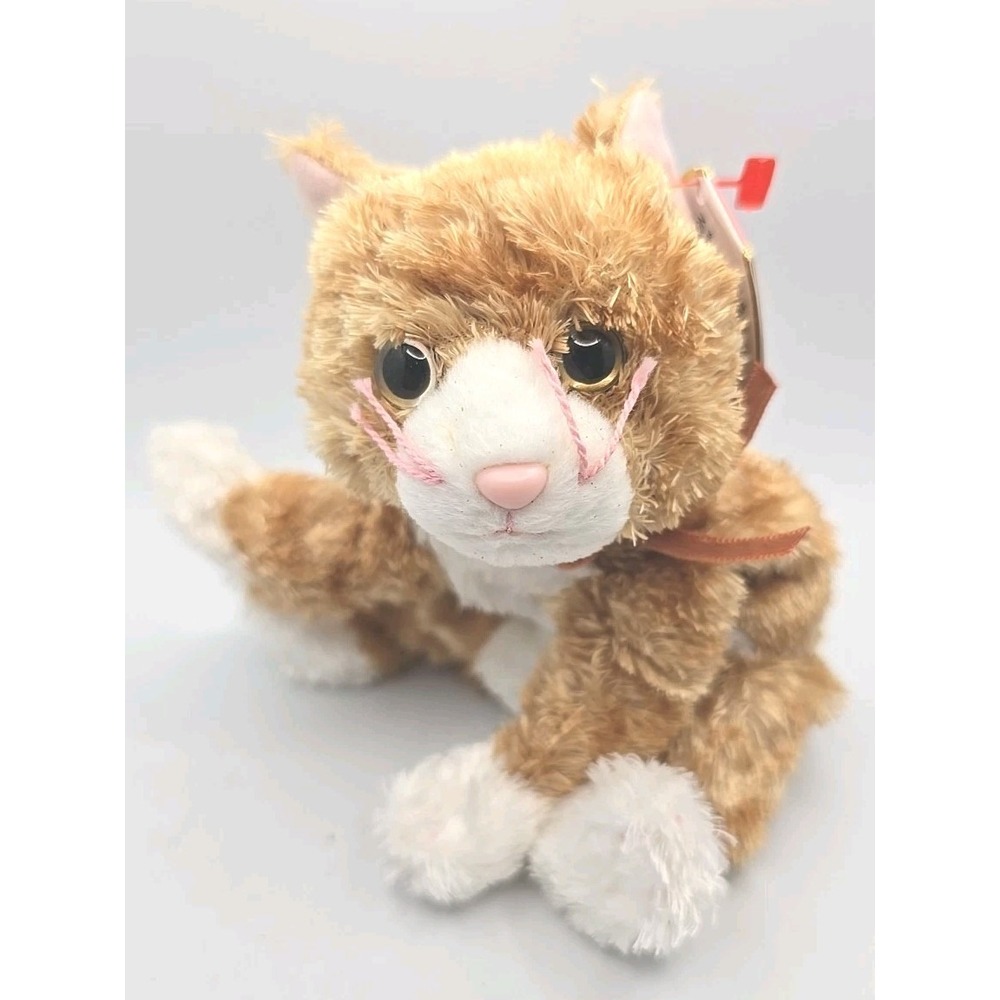 2004 Ty Beanie Baby "Gypsy" Retired Tan Cat BB17‎